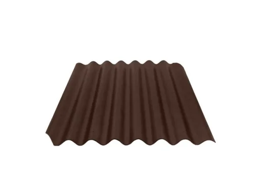 Черепица фиброцементная Профи Тисма 40/150-8-1740х1130х5,8 коричневый