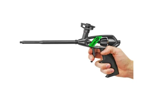 Пистолет для монтажной пены Fomeron усиленный, тефлоновое покрытие иглы и кольца-адаптера clean хт (590008)