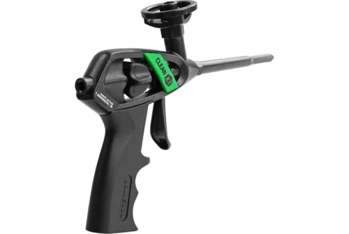 Пистолет для монтажной пены Fomeron усиленный, тефлоновое покрытие иглы и кольца-адаптера clean хт (590008)