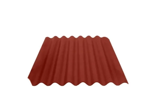 Черепица фиброцементная Профи Тисма 40/150-8-1740х1130х5,8 красный