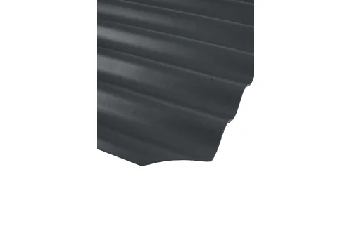 Черепица фиброцементная Профи Тисма 40/150-8-1740х1130х5,8 графитовый серый