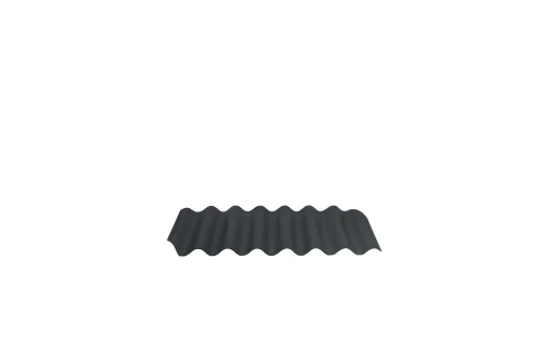 Черепица фиброцементная Тисма 40/150-8-575х1130х5,8 графитовый серый