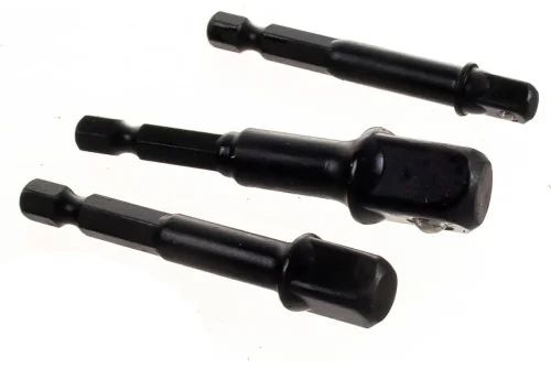 Набор адаптеров для торцевых головок Kraftool Expert 65мм, 3 предмета, 1/4, 1/2, 3/8 (26775-H3)