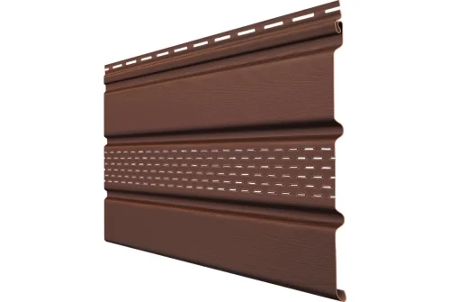 Софит Classic Grand Line частично перфорированный шоколадный (3,0м)