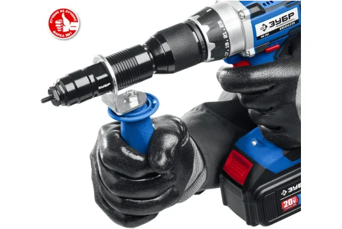 Насадка-заклепочник на шуруповерт Зубр Профессионал НР-М8 М3-М8 (31221)