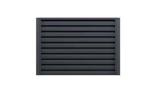 Ламель забора жалюзи Milan new 0,45 Drap TX RAL 7024 мокрый асфальт