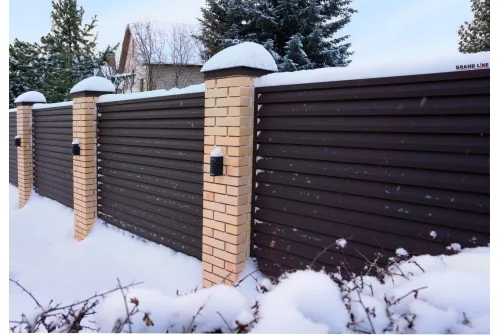 Крышка жалюзи Milan, Tokyo (для калиток, ворот) 0,45 PE-Double RR 32 темно-коричневый (2м)