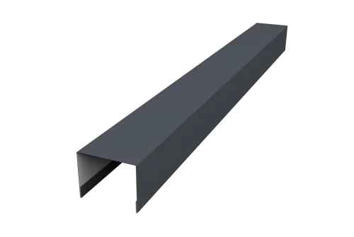 Крышка жалюзи Palermo 0,5 Drap TX RAL 7024 мокрый асфальт (2,5м)