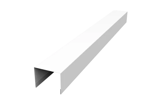 Крышка жалюзи Palermo 0,5 Satin RAL 9003 сигнальный белый (2,5м)