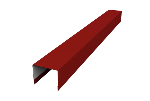 Крышка жалюзи Palermo 0,5 Satin RAL 3011 коричнево-красный (2,5м)