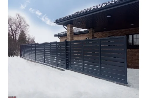 Крышка 30х20 жалюзи Texas 0,5 Satin RAL 7024 мокрый асфальт (3м)