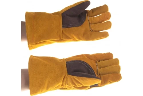 Краги утепленные термостойкие Зубр, длина 350мм, размер XL (11335-XL)