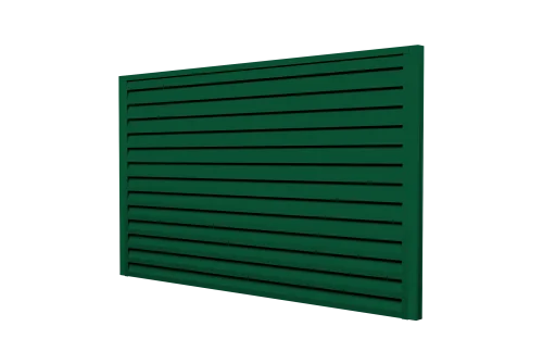 Ламель забора жалюзи Tokyo new 0,5 Satin RAL 6005 зеленый мох
