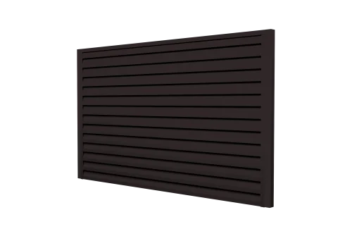 Ламель забора жалюзи Tokyo new 0,45 Drap RAL 9005 черный