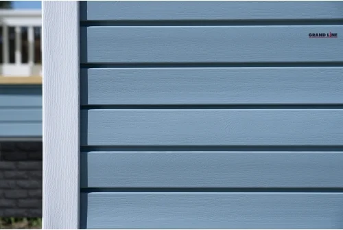 Сайдинг Архитектурный планкен Grand Line Color Plus голубой (3,0м)