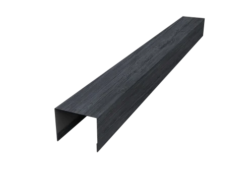 Крышка жалюзи Palermo 0,45 Print Premium Grey Wood TwinColor (3м)