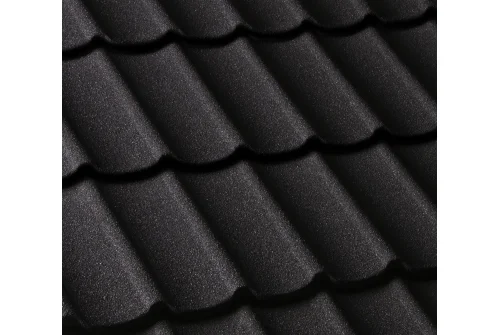 Лист композитной черепицы Gerard Diamant deep black