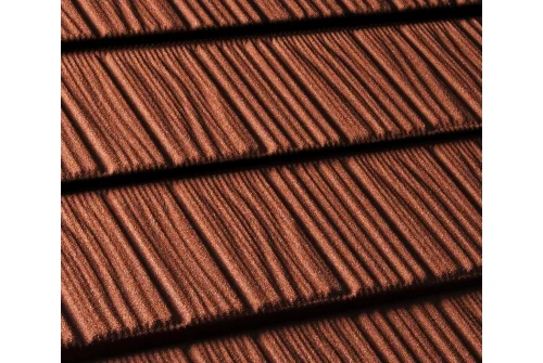 Лист композитной черепицы Gerard Shake rosso