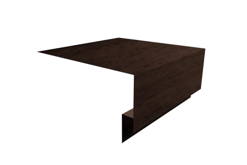 Планка околооконная сложная 250х75х18 (j-фаска) 0,45 Print Premium Antique Wood TwinColor (2м)