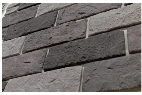 Рядовая плитка White Hills Йоркшир 408-80 с расшивкой 1,5 см.