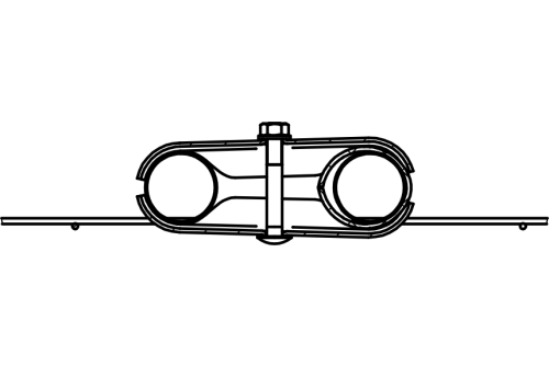 Комплект для ворот временного ограждения Round (1 створка)