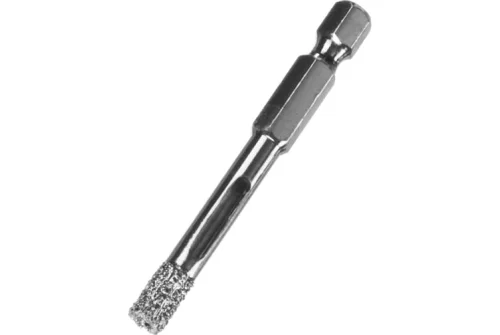 Сверло вакуумное алмазное трубчатое Зубр Профессионал (d6мм), кромка (15мм), Hex 1/4 (29865-06)
