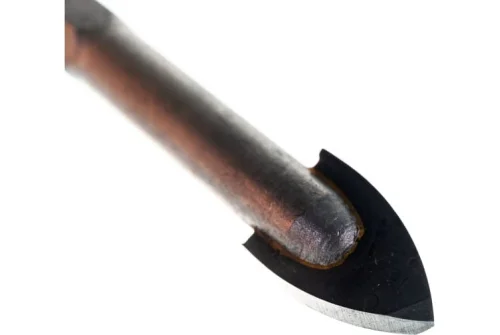 Сверло по стеклу и кафелю Зубр (d10мм), 2x кромка, Hex 1/4 (29840-10)