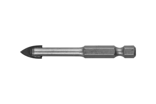 Сверло по стеклу и кафелю Зубр (d10мм), 2x кромка, Hex 1/4 (29840-10)