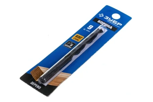 Сверло спиральное Зубр Профессионал (d9x115/70) по дереву М-образная заточка (29421-115-09_z01)