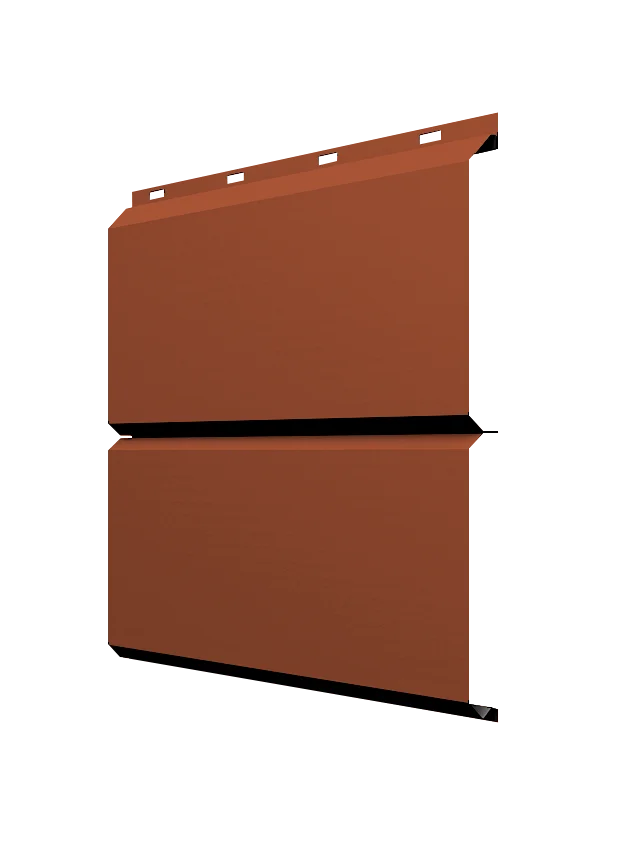 ЭкоБрус 0,345 Grand Line 0,45 Drap TR с пленкой RAL 8004 терракота