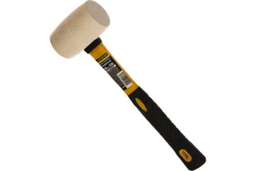 Киянка резиновая Stayer Professional белая, фиберглассовая рукоятка 230г (20533-230)