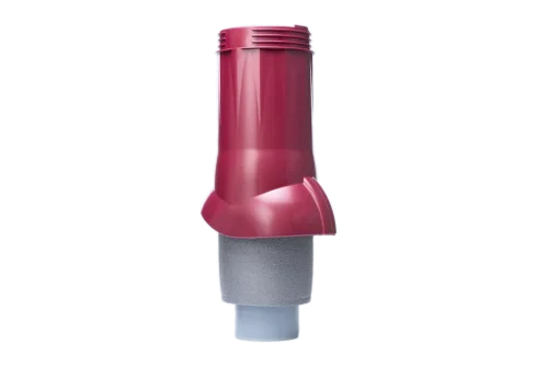 Выход вентиляционный канализации Gervent изолированный 110/160мм бордовый