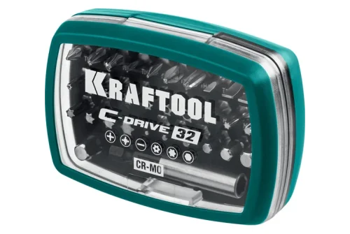 Набор бит многофункциональных Kraftool C-Drive 32 (32 предмета в боксе) (26067-H32)