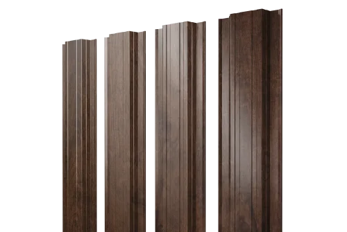 Штакетник Прямоугольный с прямым резом 0,45 Print-Double Premium Antique Wood - Столица крыш
