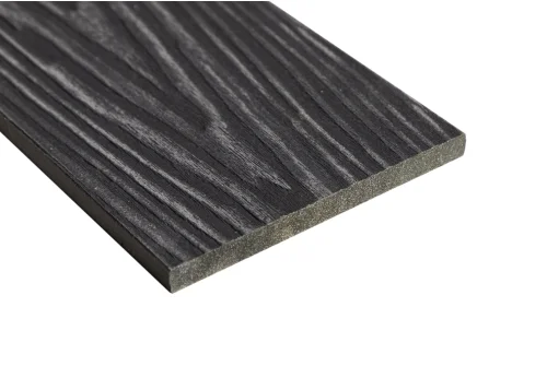 Доска заборная ДПК Grand Line 3D Винтаж 130х11мм Графит 2м