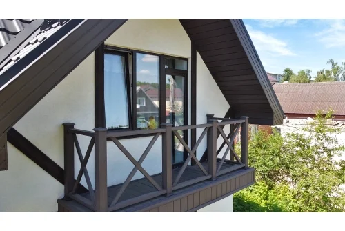 Перила ДПК Grand Line 3D 91х45 Венге 3м