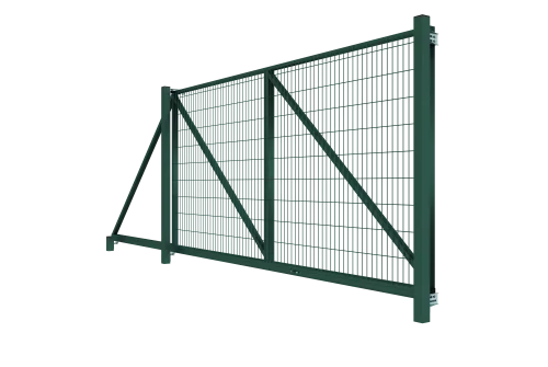Ворота откатные Medium 2,03х4,0 RAL 6005 вправо