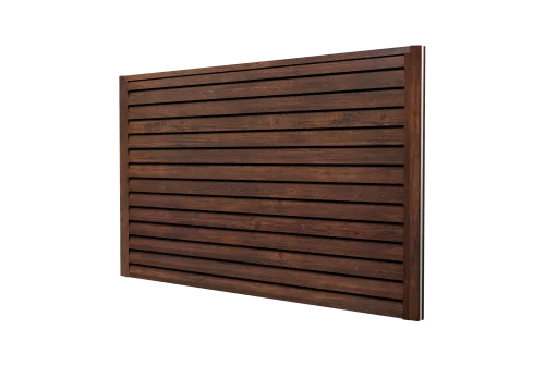 Ламель забора жалюзи Tokyo new 0,45 Print Premium с пленкой Cherry Wood Dark FTC