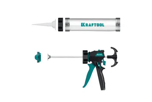 Пистолет для герметика Kraftool ULTRA универсальный закрытый 600мл (06677-60)