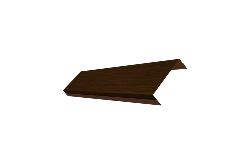 Ламель обратная 100 забора жалюзи Texas 0,45 Print Elite Choco Wood TwinColor - Столица крыш