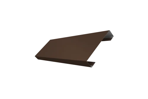 Ламель лицевая 100 забора жалюзи Texas 0,5 Satin Matt TX RAL 8017 шоколад - Столица крыш