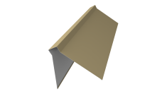 Планка конька плоского 220х50х220