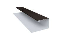 Металлическая П-образная планка для фасада Grand Line