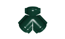 Тройники для полукруглого конька