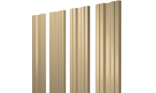 Штакетник Twin с прямым резом