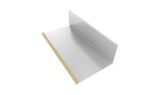 Планка примыкания нижняя к трубе 130х240