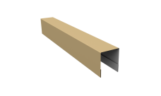 Планка боковая для забора из сайдинга ЭБ