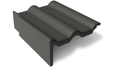 Боковая цементно-песч. черепица Braas