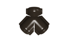 Тройники Y для малого полукруглого конька