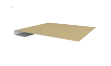 Планка завершающая простая 65мм для панелей и сайдинга Блок-Хаус Grand Line